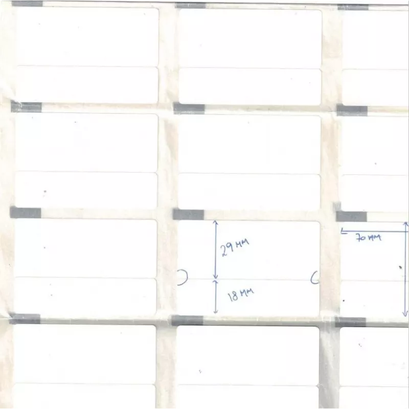 Etiquetas para impressora de etiquetas Capture 35000771 branco