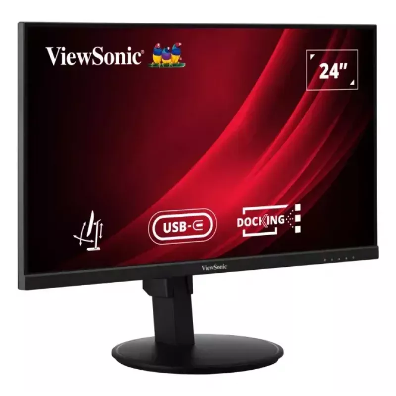 Monitor de computador Viewsonic VG Series VG2409U-2 60,5 cm (23,8 polegadas) 1920 x 1080 píxeis Full HD LED preto