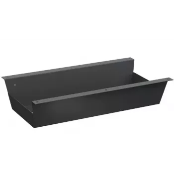 Calha de cabos reta Bachmann CONI COVER preto aço 430x190x119 mm