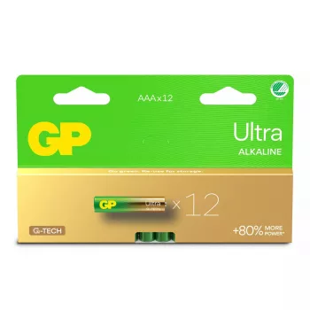 Pilha descartável alcalina GP GP24AU AAA 44,5 mm altura 11,5 g cilíndrica vida útil 10 anos certificada IEC 60086-2:2021