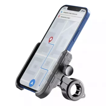 Suporte passivo Cellularline Rider Steel universal telemóvel preto