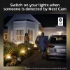 Luminária de parede exterior inteligente Philips Hue White Welcome Floodlight, 20,5 W LED, entrada 220–240 V, lâmpada 24 V, preta, 160×220×153 mm