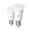 Lâmpada inteligente Philips Hue White and colour ambience A60 – E27 – 1100 (pack de 2)