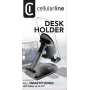 Suporte de secretária Cellularline - universal para smartphones e tablets suporte de mesa dobrável para smartphones e tablets