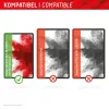 Displex Tablet Glass (9H) para Samsung Galaxy Tab S7/S8/S9/S9 FE/S10 FE/S10 Lite, moldura de montagem Eco, inquebrável