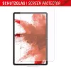 Displex Tablet Glass (9H) para Samsung Galaxy Tab S7/S8/S9/S9 FE/S10 FE/S10 Lite, moldura de montagem Eco, inquebrável