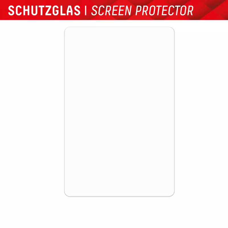 Displex Tablet Glass (9H) para Samsung Galaxy Tab S7/S8/S9/S9 FE/S10 FE/S10 Lite, moldura de montagem Eco, inquebrável