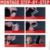 Displex Smart Glass (9H) para Apple iPhone 13/13 Pro/14/16e/17e, autocolante de montagem, inquebrável