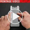 Displex Smart Glass (9H) para Apple iPhone 13/13 Pro/14/16e/17e, autocolante de montagem, inquebrável