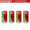 Displex Smart Glass (9H) para Samsung Galaxy A52/A52(s) 5G/A53 5G, autocolante de montagem, inquebrável, ultrafino, invisível
