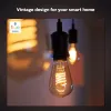 Lâmpada inteligente Philips ST64 Edison E27 Bluetooth/Zigbee, 7 W, transparente, 60×135 mm