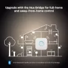 Lâmpada inteligente Philips ST64 Edison E27 Bluetooth/Zigbee, 7 W, transparente, 60×135 mm