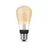 Lâmpada inteligente Philips ST64 Edison E27 Bluetooth/Zigbee, 7 W, transparente, 60×135 mm