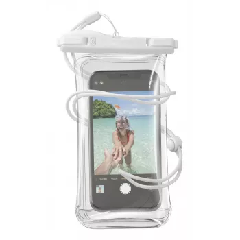 Bolsa estojo Cellularline Voyager Universal 80 x 165 mm branco
