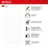 Displex Smart Glass (9H) para Samsung Galaxy A54 5G, autocolante de montagem, inquebrável