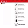 Película protetora de ecrã Displex Full Cover (10H) para Samsung Galaxy A54 5G, moldura de montagem Eco, Full Cover