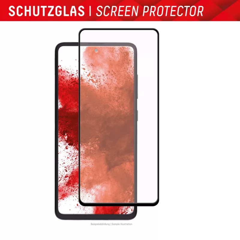 Película protetora de ecrã Displex Full Cover (10H) para Samsung Galaxy A54 5G, moldura de montagem Eco, Full Cover