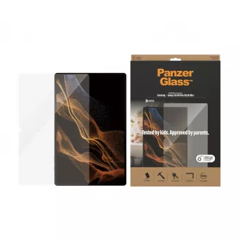 Película de proteção de ecrã PanzerGlass® Samsung Galaxy Tab S8 Ultra | S9 Ultra | Ultra-Wide Fit