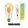 Lâmpada inteligente Hombli HBEB-0212 Wi‑Fi 5,5 W, dourado, classe de eficiência energética A–G, Ø61×142 mm