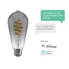 Lâmpada inteligente Avanca International BV Hombli HBEB-0211, Wi‑Fi, 5,5 W, cinzento, A19 (6,1×14,2 cm)