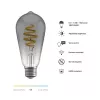 Lâmpada inteligente Avanca International BV Hombli HBEB-0211, Wi‑Fi, 5,5 W, cinzento, A19 (6,1×14,2 cm)