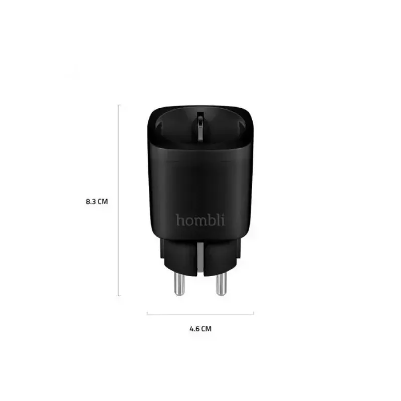 Hombli HBSS-0100 tomada inteligente, EU, preta