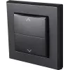 Tampa para interruptor elétrico Homematic IP 156171A0, cinzento, 86×86×16 mm