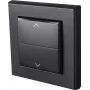 Tampa para interruptor elétrico Homematic IP 156171A0, cinzento, 86×86×16 mm