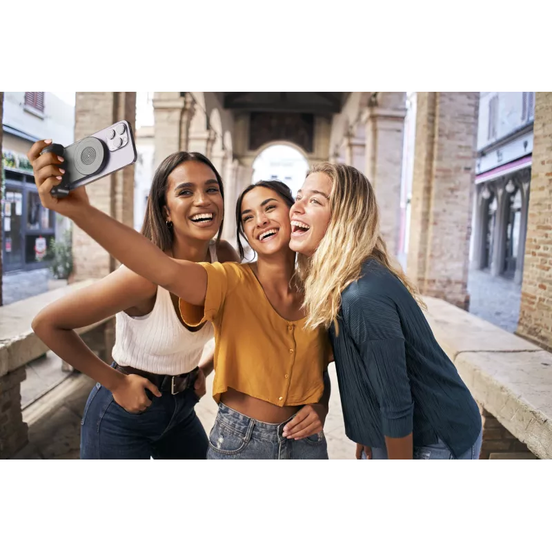 Suporte magnético Bluetooth Cellularline Pics Mag para gravações com smartphone