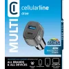 Carregador de automóvel Cellularline Multipower Ultra carregador rápido universal