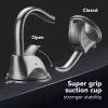 Suporte passivo universal com ventosa Sourcing Cellularline Hug Flexi XL para telemóveis, preto/cinzento