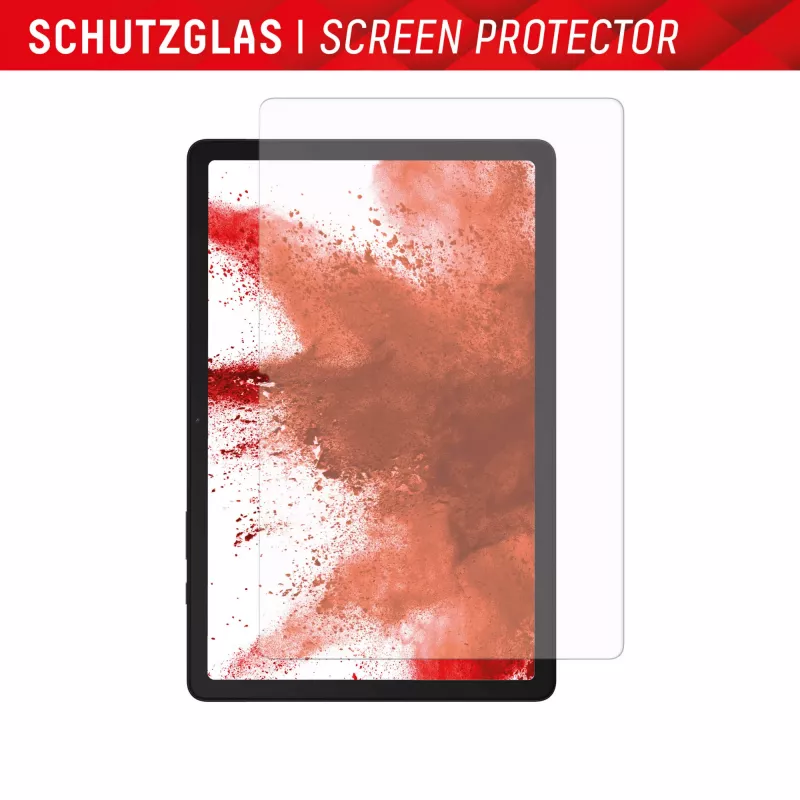 Vidro para tablet Displex (9H) para Samsung Galaxy Tab A11+/A9+, moldura de aplicação Eco, inquebrável