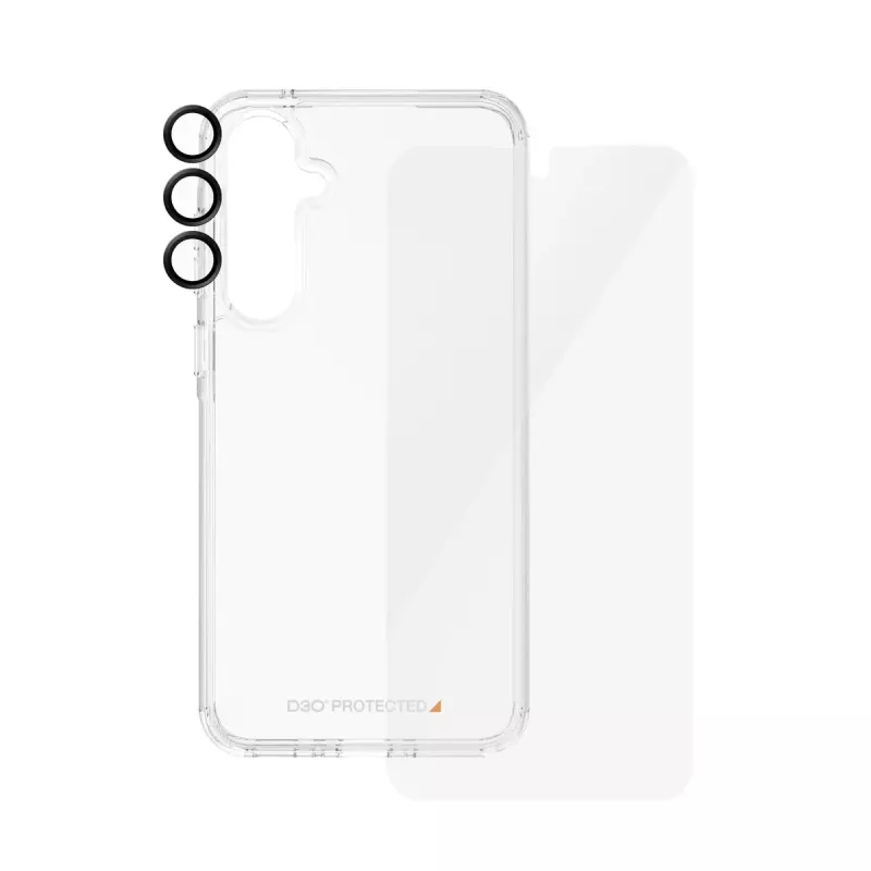 PanzerGlass® pacote de proteção 3-em-1 Samsung Galaxy A35 5G | Ultra-Wide Fit com EasyAligner