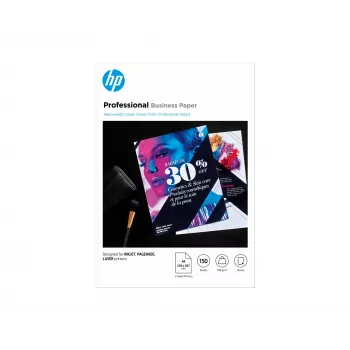 Papel de escritório profissional HP Professional Business Paper Glossy 180 g/m² A4 (210 x 297 mm) 150 folhas