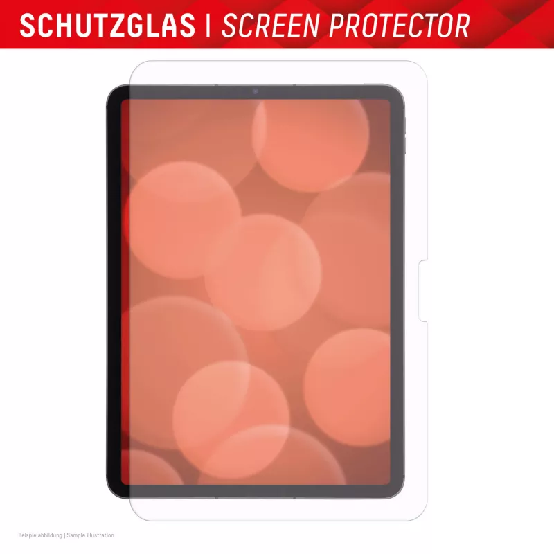 Vidro para tablet Displex (9H) para Apple iPad Pro 11'' (2025/2024), moldura de montagem Eco, inquebrável, ultrafino, invisível