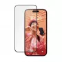 Proteção cerâmica PanzerGlass para iPhone 15 Ultra-Wide Fit resistente a riscos e choques