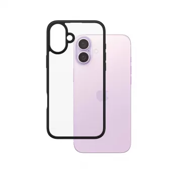 Capa PanzerGlass HardCase preto iPhone '24 6,7 polegadas transparente