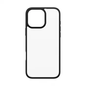 PanzerGlass® HardCase transparente com moldura preta iPhone 16 Pro Max