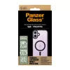 PanzerGlass ® HardCase transparente com MagSafe preto e moldura iPhone 16 Plus
