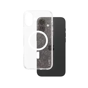 Capa PanzerGlass CARE™ by ® Urban Combat Star Lit com MagSafe branco iPhone 16 Plus