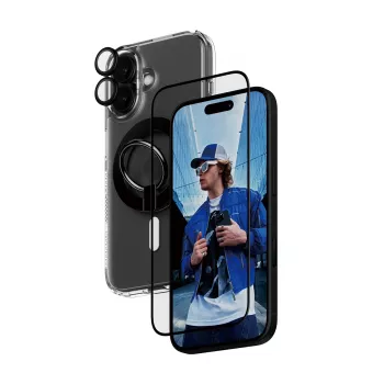 PanzerGlass 4-in-1 conjunto de proteção iPhone '24 6.1