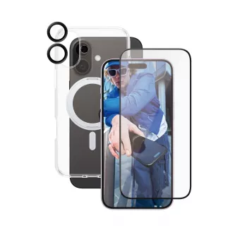 PanzerGlass CARE by ® Feature 3-in-1 conjunto cerâmico iPhone 16 Plus