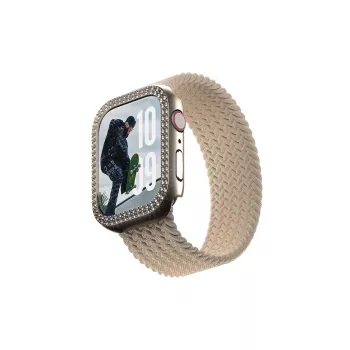 PanzerGlass SAFE. by ® Bling Bumper dourado Apple Watch Series 10 46mm transparente