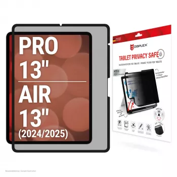 Displex TABLET PRIVACY SAFE filtro de privacidade removível de 2 vias para iPad Pro 13 polegadas/Air 13 polegadas (2024/2025)