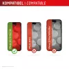 Displex Smart Glass (9H) para Apple iPhone 15/15 Pro/16, autocolante de montagem, inquebrável