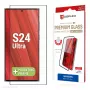 Película de proteção de ecrã Displex Premium Anti-Reflex (cobertura total antirreflexo, 10H) para Samsung Galaxy S24 Ultra, moldura de montagem Eco, cobertura total