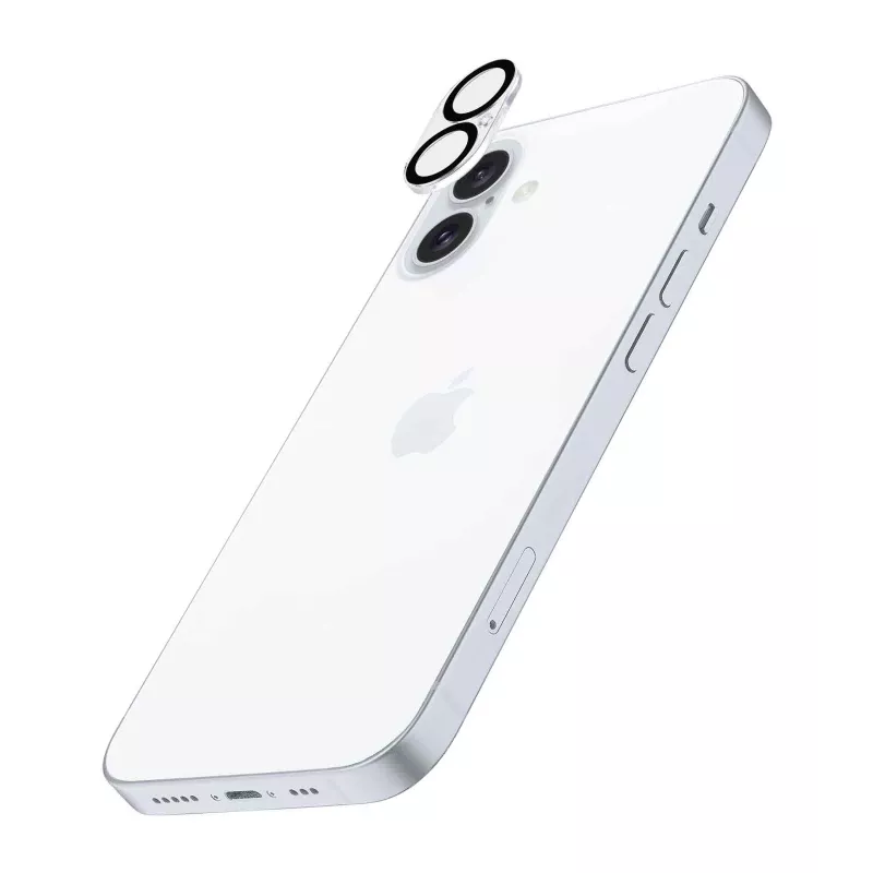 Cellularline lente de câmara - iPhone 16 proteção transparente resistente a riscos e impactos