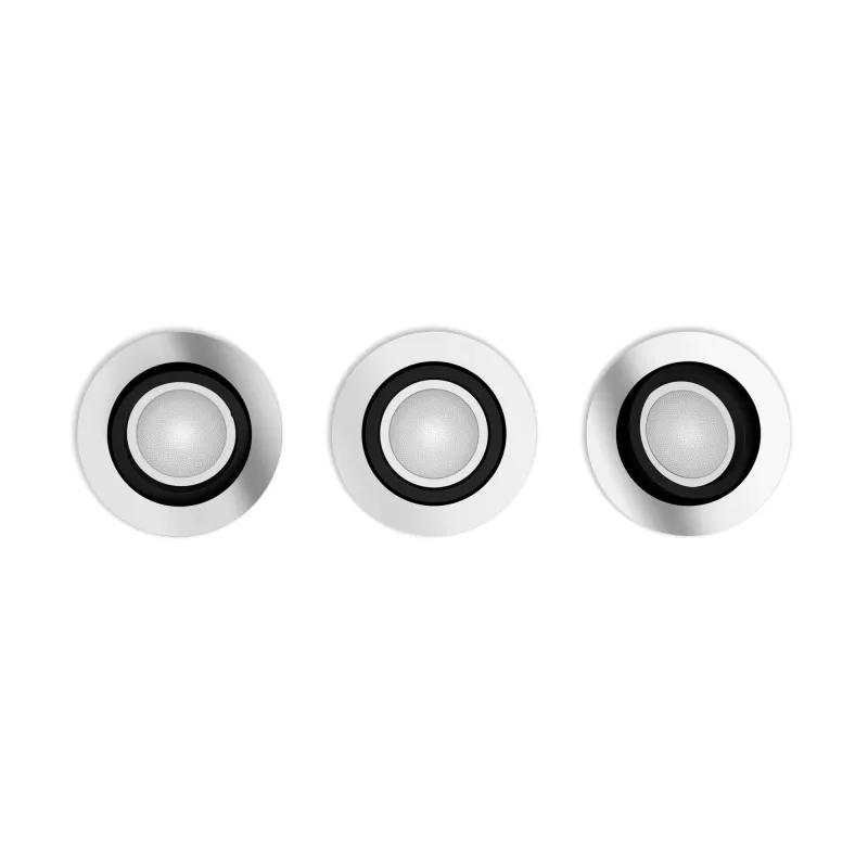 Philips Hue White and Colour Ambience 3-pack Centura focos embutidos
