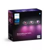 Philips Hue White and Colour Ambience 3-pack Centura focos embutidos