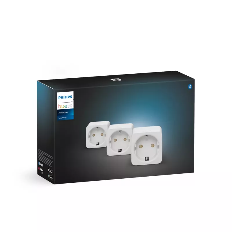Philips Hue tomada inteligente, branca (3 un.)